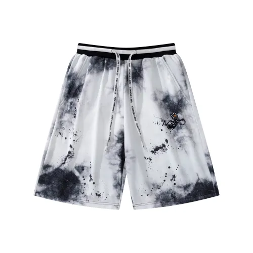 FireMonkey Sports Shorts Unisex Tie Dye White