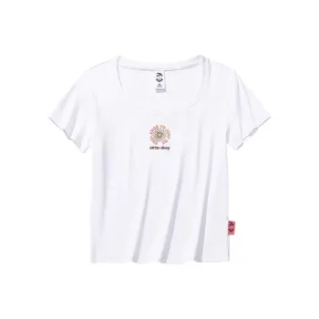 Anta x Roxy Life Collection T Shirt Women's Snowflake White