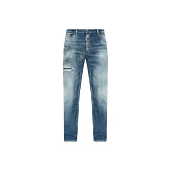DSQUARED 2 Distressed Straight Leg Jeans