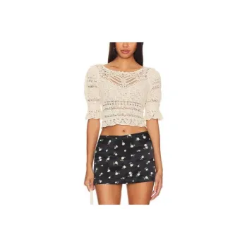 FREE PEOPLE T-Shirt Women's Beige