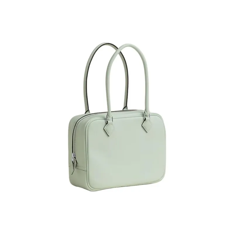 HERMES Plume Swift Calfskin Handbag Mini Women's Mint Green-1