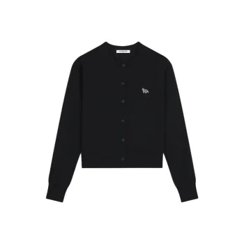 Maison Kitsune Baby Fox Patch Knit Cardigan
