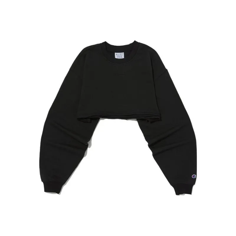 Champion Crop Tops Women's Black-0