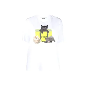 MSGM T-Shirts Women's White