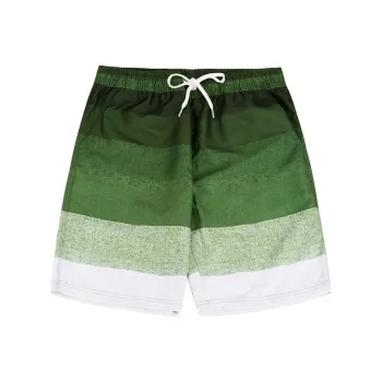 HOTMARZZ Casual Shorts Men's Green Gradient