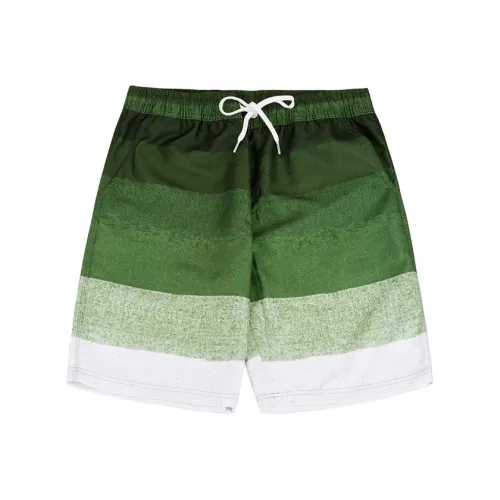HOTMARZZ Casual Shorts Men's Green Gradient