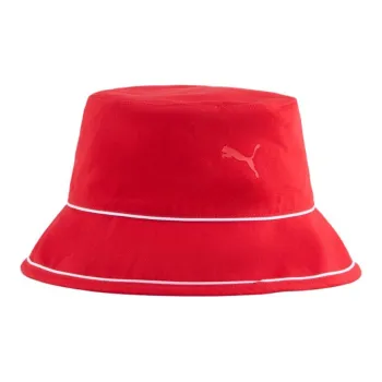 PUMA x Ferrari Polyester, Cotton Bucket Hats Unisex Red