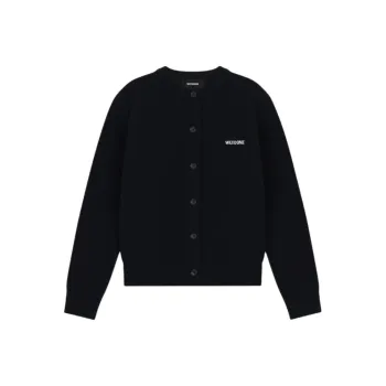 WE11DONE Round neck Cardigan