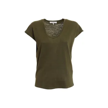 FRAME T-Shirts Women's Green