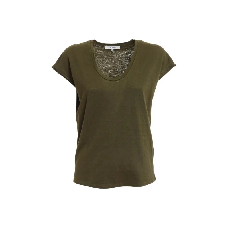 FRAME T-Shirts Women's Green-0