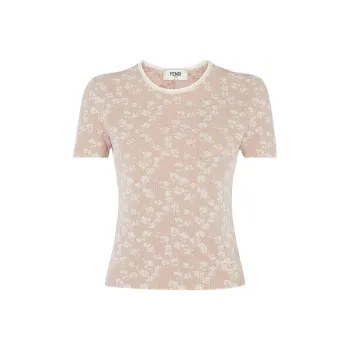 FENDI Bloom jacquard T shirt