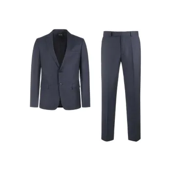 Zegna FW23 Business Suits Men's Navy