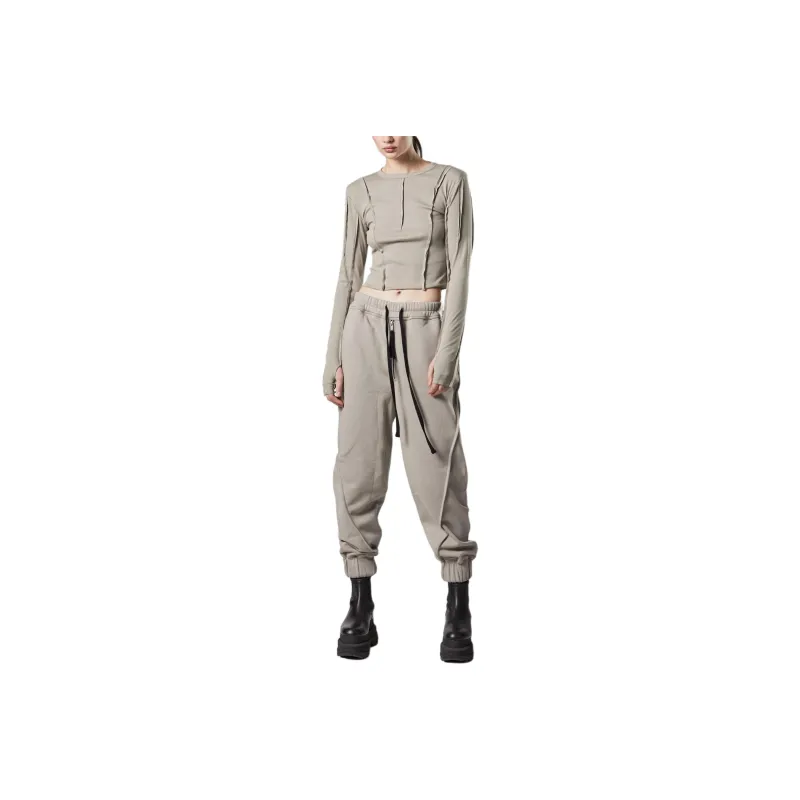 THOM KROM Crop Tops Women's Gray-0