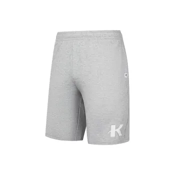 QIAODAN x QIANGFENGCHUIFU,LIANMINGKUAN Sports Shorts Unisex Gray Heather Gray