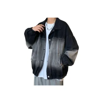 SIL VITIN Denim Jacket Unisex Black