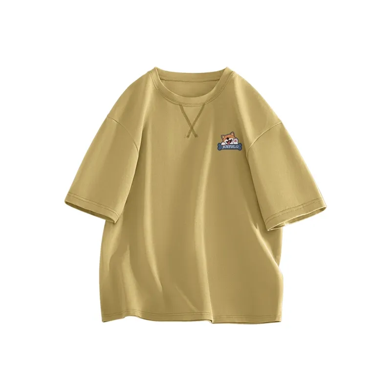 Cotton Gene Drop Shoulder Sleeve T Shirt Unisex-10