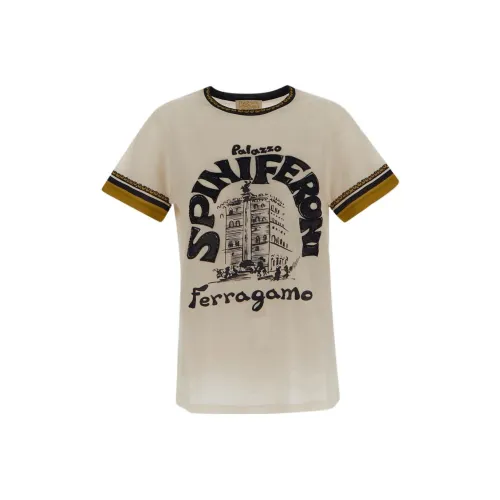 Ferragamo T-Shirts Women's Khaki