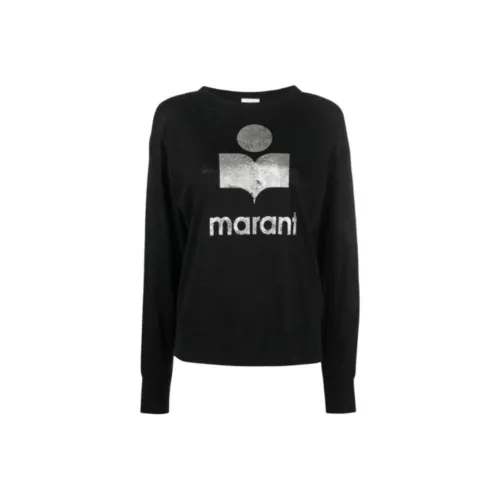 ISABEL MARANT ETOILE Logo Printed Long-Sleeved T-Shirt