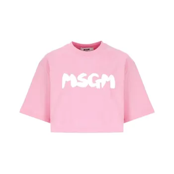 MSGM T Shirts Women's Pink