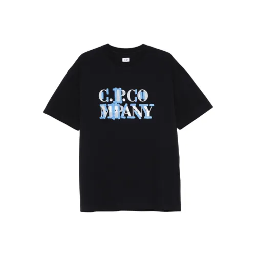 C.P.Company Blurred Logo T shirt