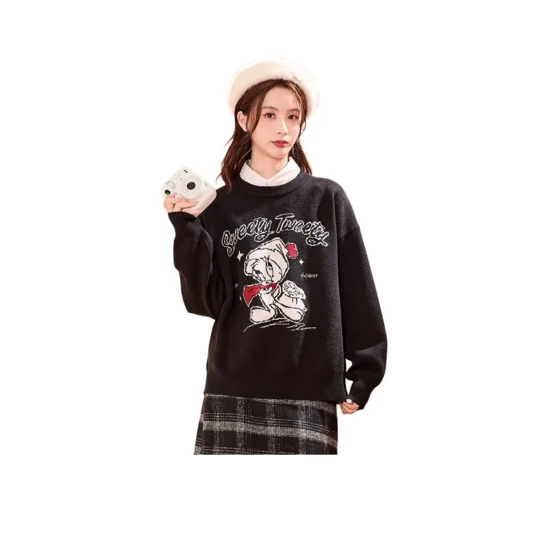 Tonlion Sweaters Women's Black-0