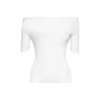 KHAITE Nadine Top 'Optic White'