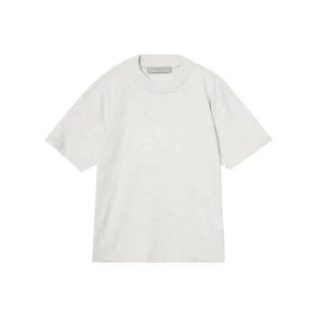 Fear Of God Essentials SS22 Drop Shoulder Sleeve T Shirt Women's Light Oat