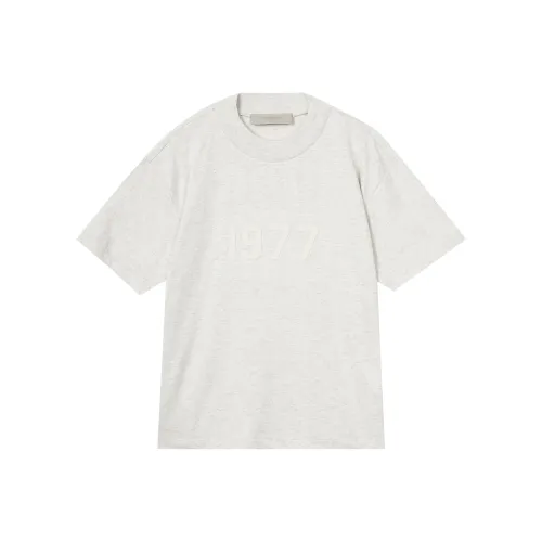 Fear Of God Essentials SS22 Drop Shoulder Sleeve T Shirt Women's Light Oat