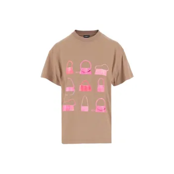 Jacquemus T-Shirts Women's Light Brown
