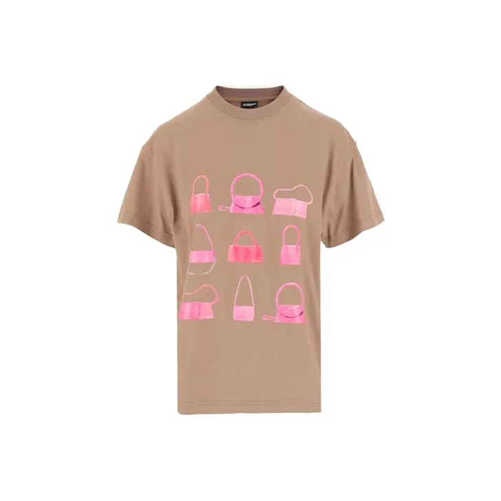 Jacquemus T-Shirts Women's Light Brown-0