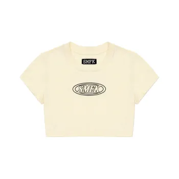 SMFK Wild World Wild World Series Crop Tops Women's Cream