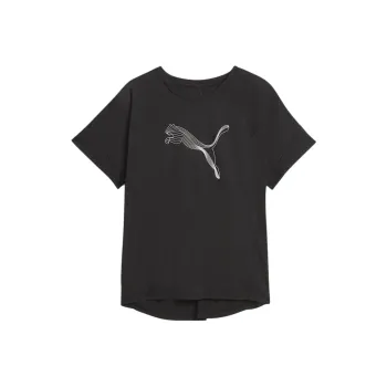PUMA T-Shirt Evostripe Femme T-Shirt Women's Black