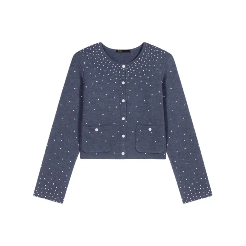 Maje Rhinestone embellished Sweater-0