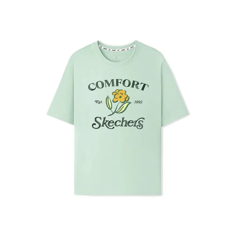 Skechers SS25 Regular T Shirt Women's Lily Green 0215-0