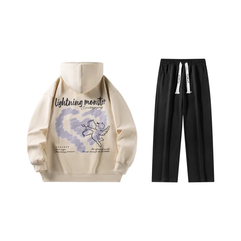LIGHTNING MONSTER Sweatshirt Set Unisex-4