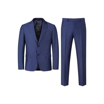 Zegna SS24 Business Suit Men's Workwear Blue