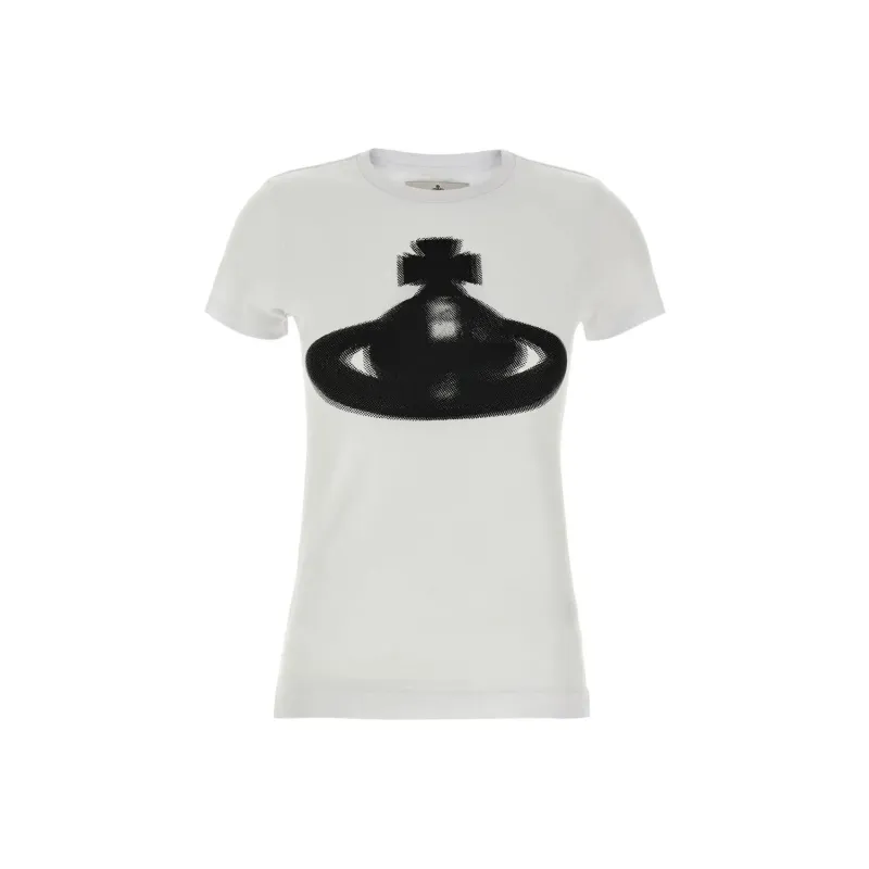 Vivienne Westwood Orb Printed Crewneck T Shirt-0