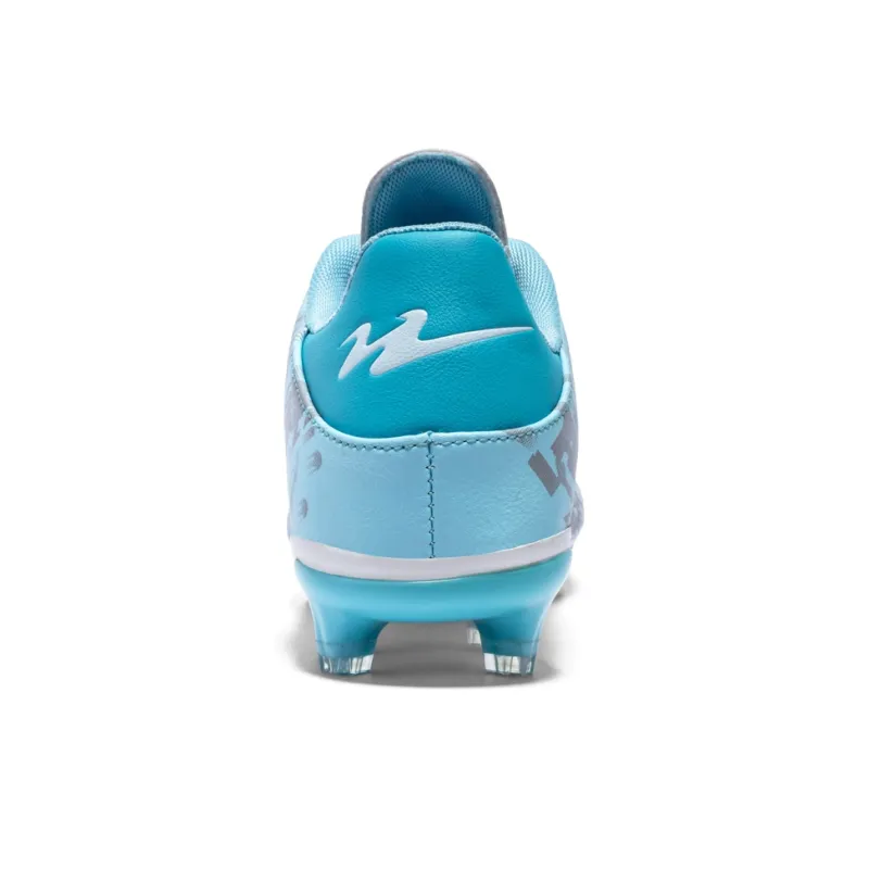 Binary FG Firm Ground Cushioning Lightweight Slip Resistant Soccer Shoes Unisex Aqua-4