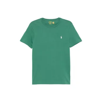 Polo Ralph Lauren Logo Embroidered Crewneck T Shirt