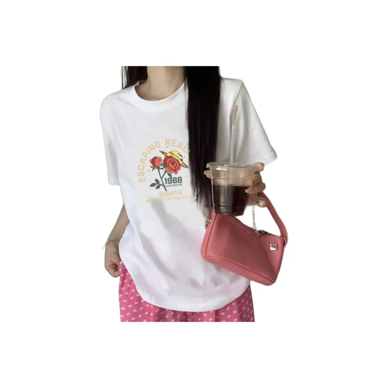 Weixi T Shirts Women's White-0