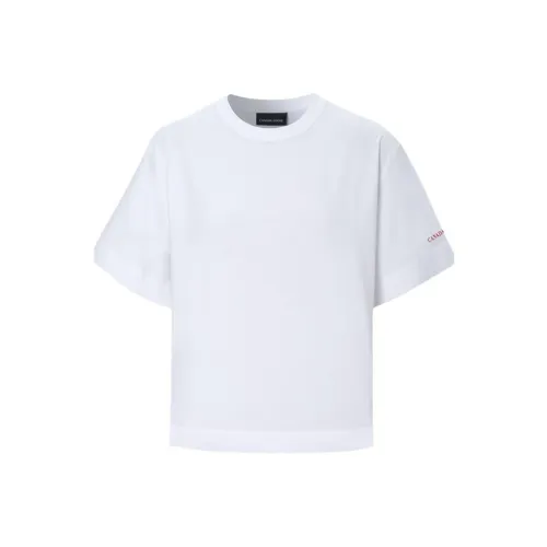 Canada Goose Broadview Series Crop Tops Women's White