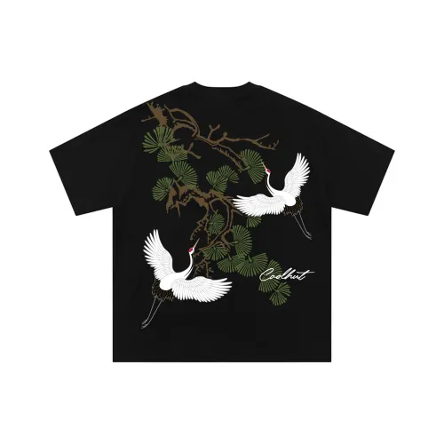 KUMPOO Cool Feather Series T-Shirt Unisex White