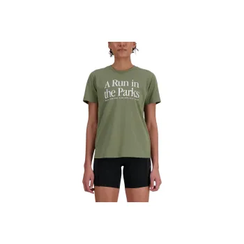 New Balance T-Shirt Women's Olive