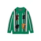 Green White Stripes