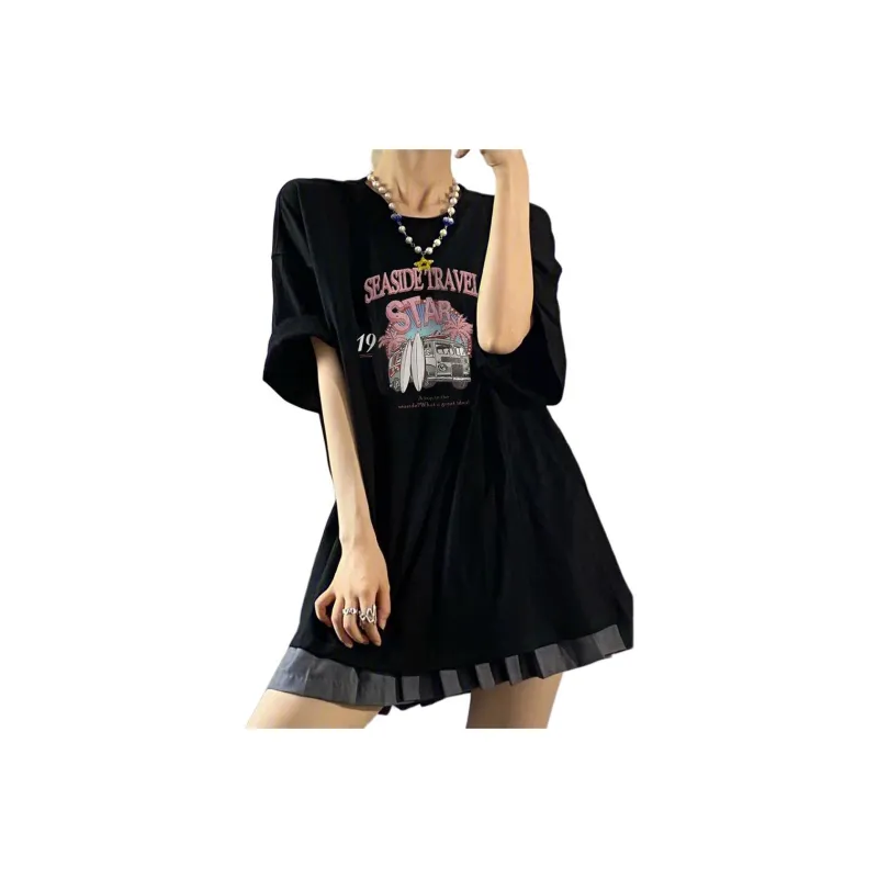 Fele.d T Shirts Women's Black-0