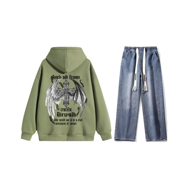 Airwalk Sweatshirt Sets Unisex-22