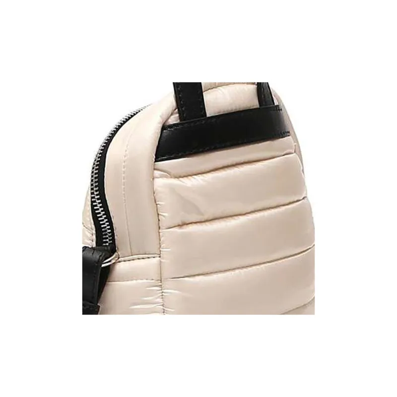 Moncler Nylon Fabric Crossbody Bag, Backpack Mini Women's White-3