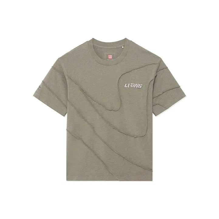 LiNing T Shirt Women's Pomegranate Skin Dyed-0