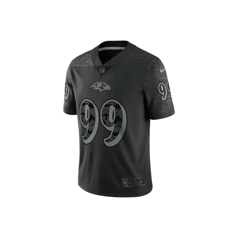 Nike Fashion Football Jersey Soccer Jersey Baltimore Ravens, Odufe Ovi Men's Black-0