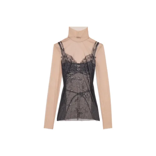 Balenciaga Trompe L'Oeil Lingerie Top 'Black/Light Beige'